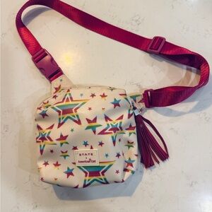 State X American Girl Star Print Crossbody Bag